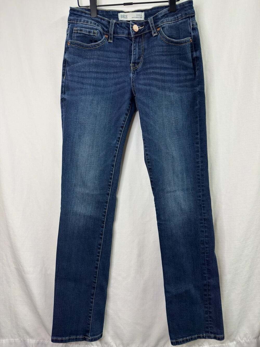 BKE Stella Slim Fit Low Rise Straight Leg Jeans 27x31.5